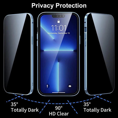 EXCLUSIVE PRIVACY MAGNETIC GLASS PHONE CASE WITH 360° PROTECTION ( VIVO ) Urban Covers