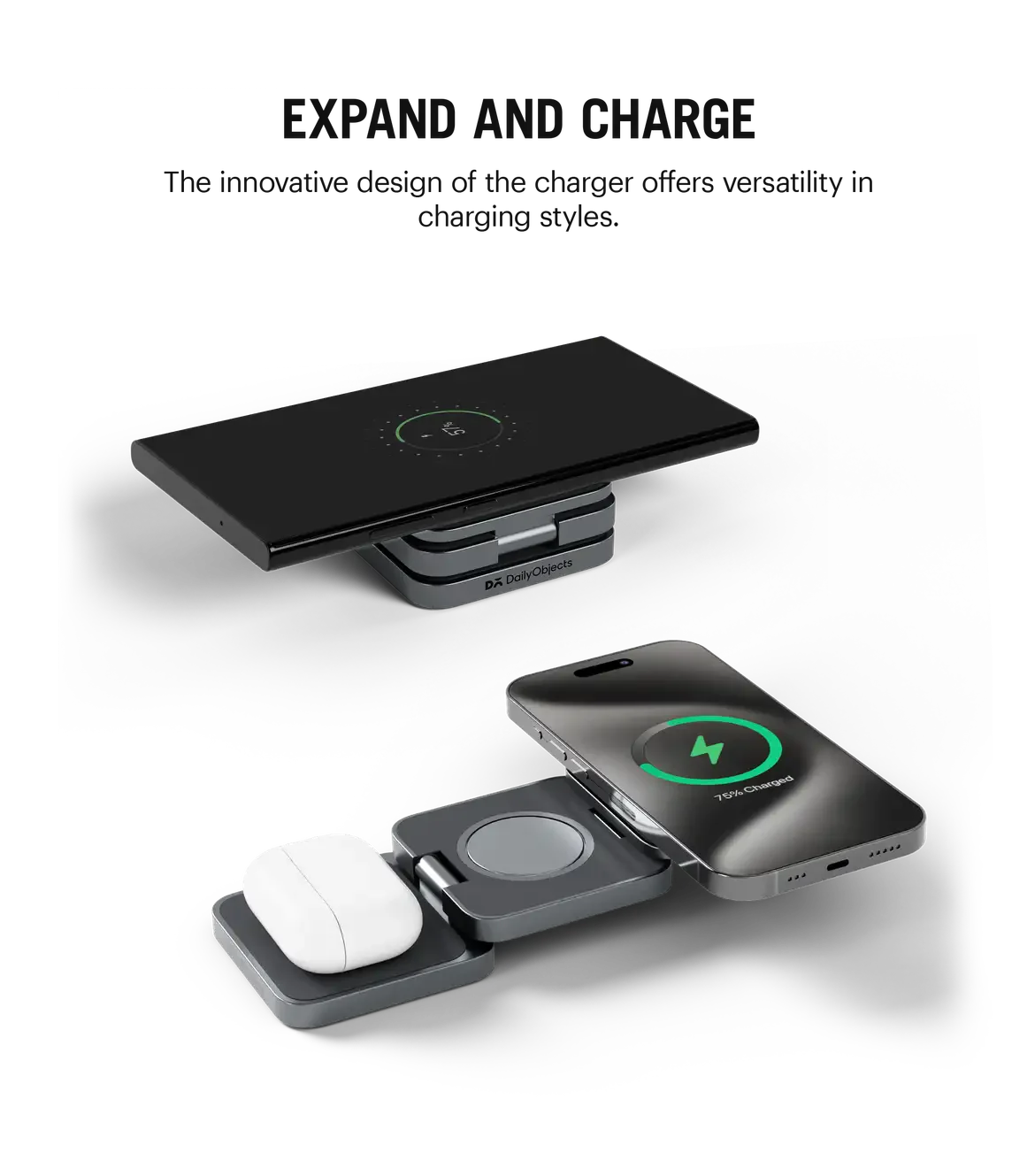 Magnetic MagSafe Wireless Charger 3-In-1 Urban Covers