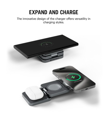 Magnetic MagSafe Wireless Charger 3-In-1 Urban Covers