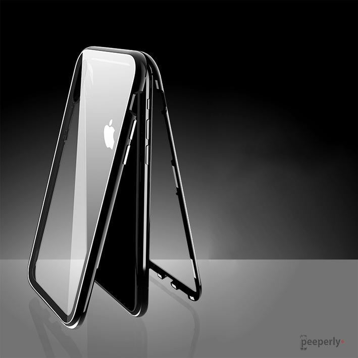 New Electronic Auto-Fit Magnetic Glass Case for iPhone 6/7/8 Urban Covers