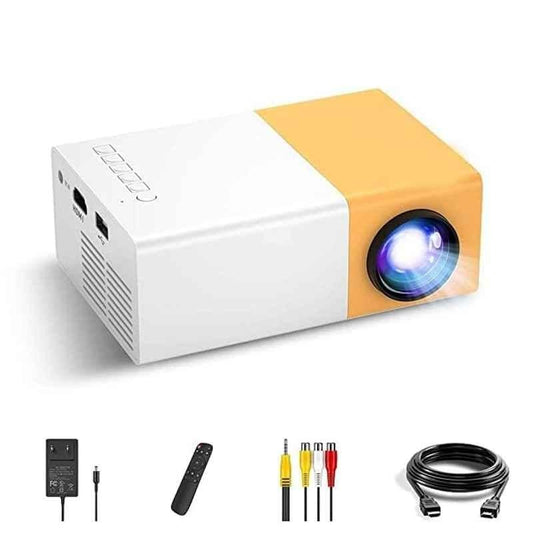 Yoton UC500 400lm Yellow Portable Mini Home Theater LED Projector Urban Covers