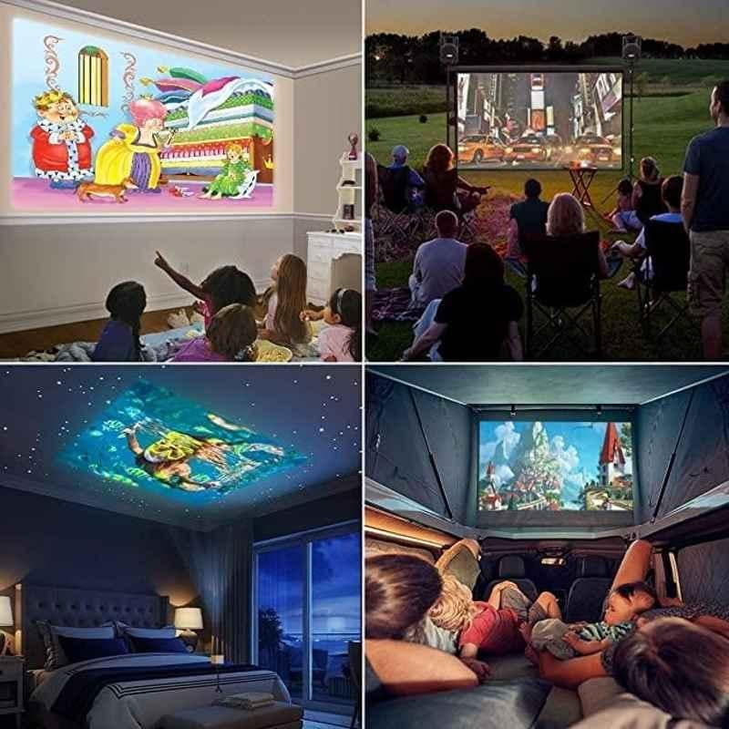 Yoton UC500 400lm Yellow Portable Mini Home Theater LED Projector Urban Covers