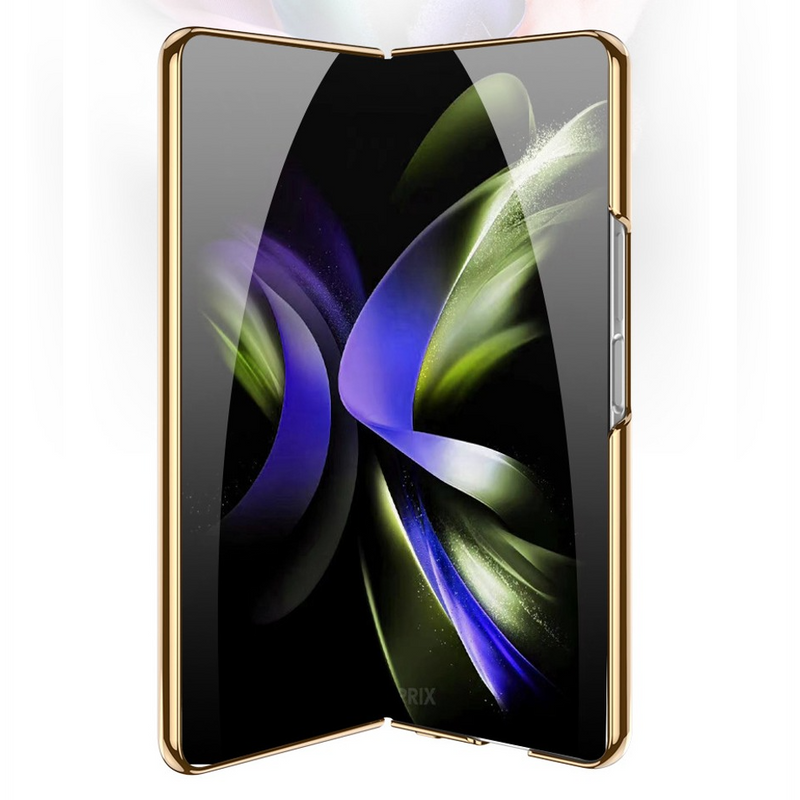 Galaxy Z Fold5 Electroplating Deer Print Glass Case casemarts