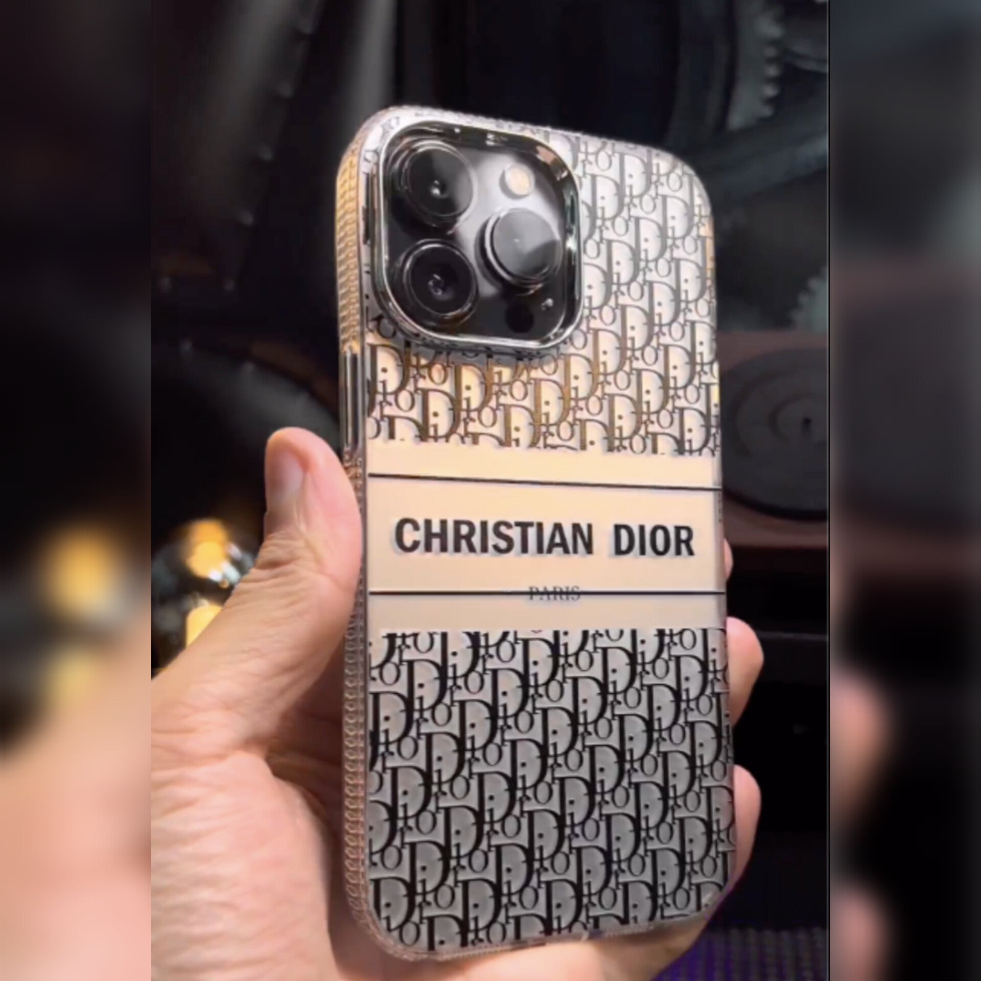 Elegance Classic Dior Pattern Case - iPhone casemarts