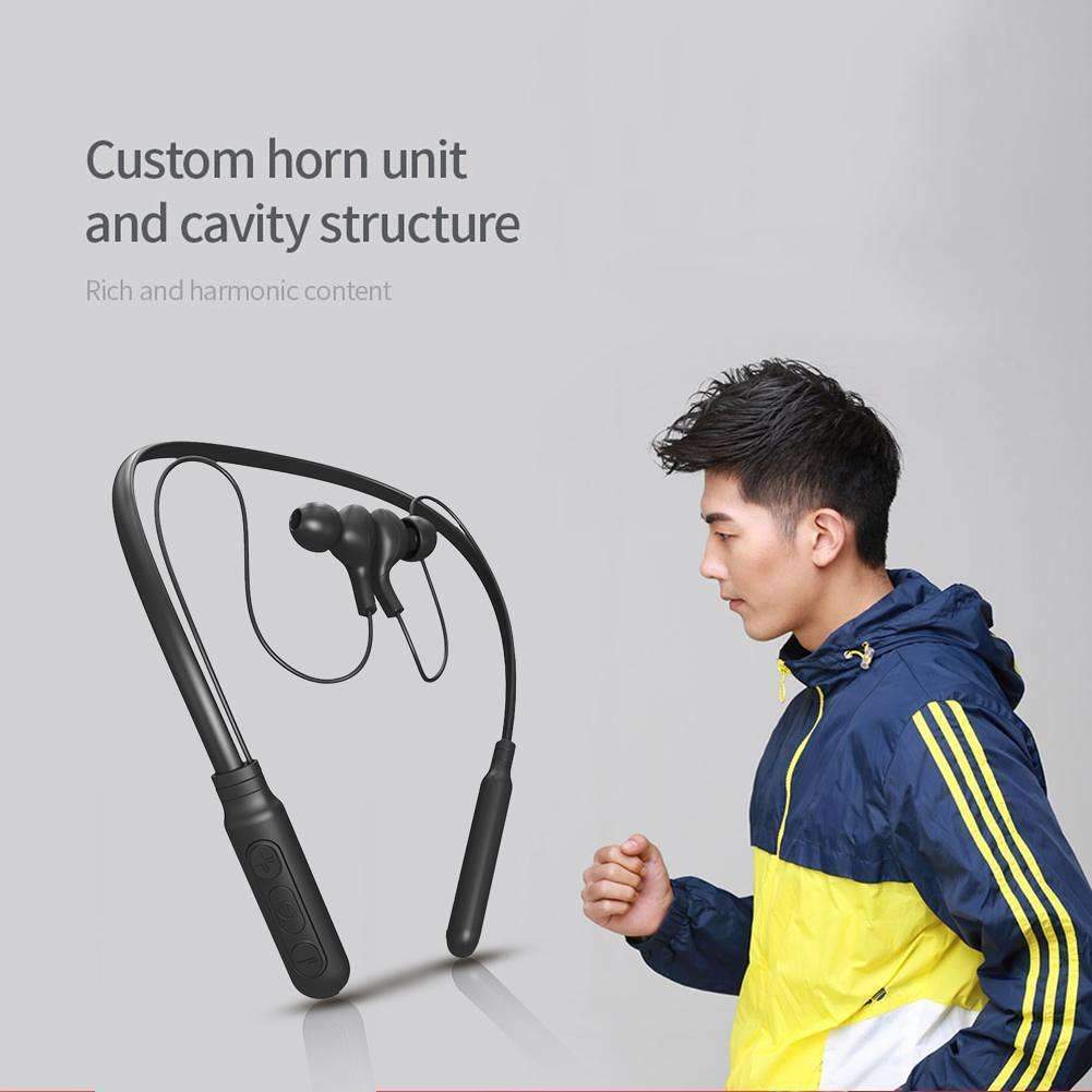 JOWAY ® Neckband Wireless Bluetooth Earphones H-53 (Black) casemarts