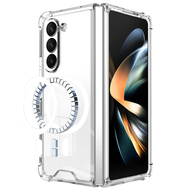 Galaxy Z Fold5 Anti-Knock TPU Transparent MagSafe Case casemarts