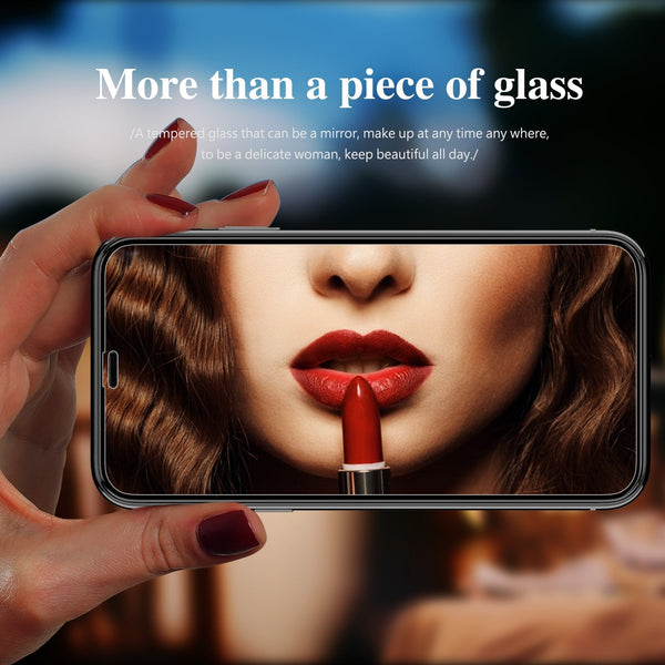 Kingxbar ® iPhone X 3D Mirror Effect Tempered Glass casemarts