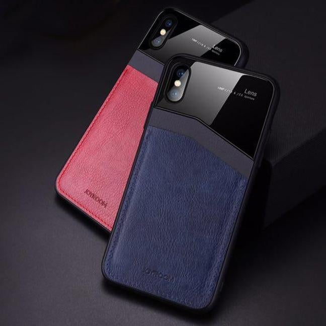 JOYROOM ® iPhone XS Max Leather Texture Polarized Lens Case casemarts