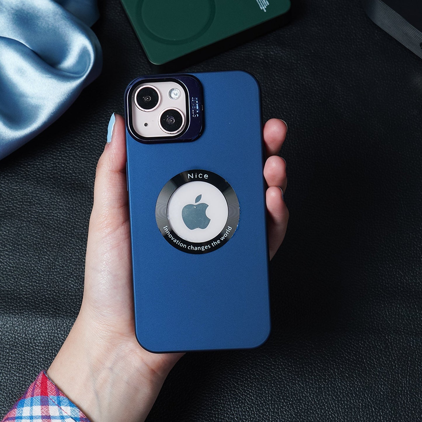 Luxury Camera Protector Stand Case With Logo Cut  - iPhone casemarts