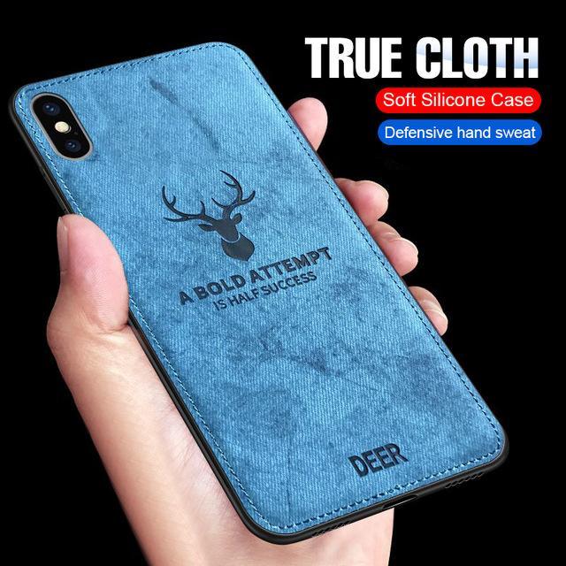 iPhone XS Max Deer Pattern Inspirational Soft Case casemarts