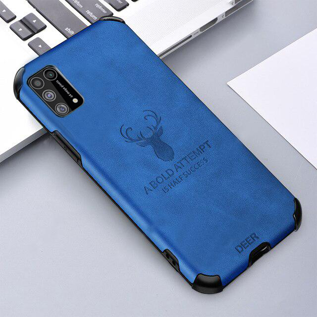 Galaxy M31 Shockproof Deer Leather Texture Case casemarts