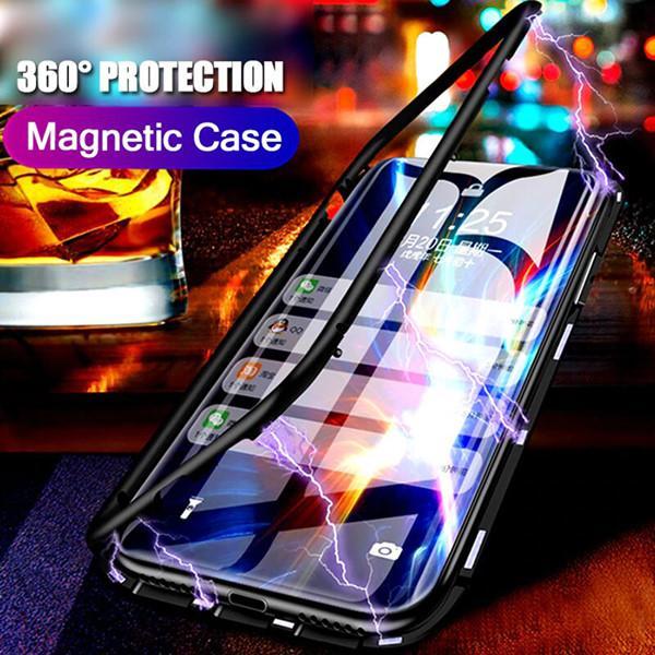 iPhone XS Max Electronic Auto-Fit Magnetic Transparent Glass Case casemarts