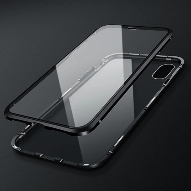 iPhone XR Electronic Auto-Fit (Front+ Back) Glass Magnetic Case casemarts