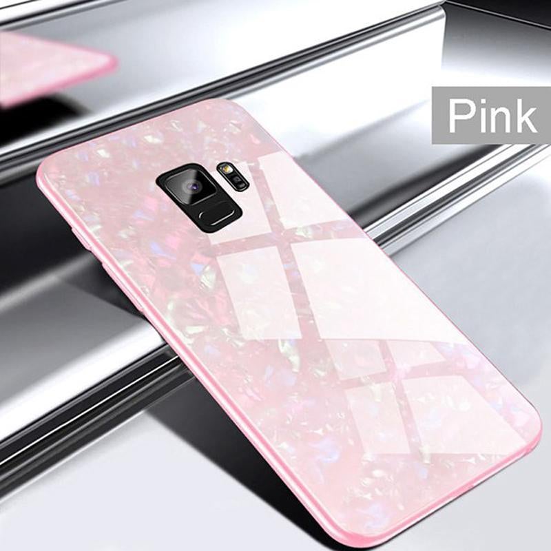 Galaxy S9 Dream Shell Textured Marble Case casemarts