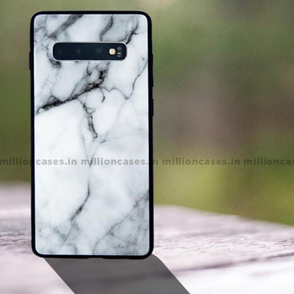 Galaxy S10 Plus Canvas Marble Texture Dazzle Gloss Case casemarts