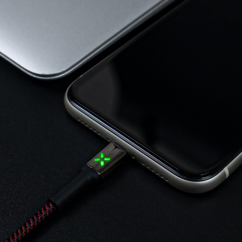 Million Cases Auto Disconnect Fast Charging Braided Lightning Cable casemarts