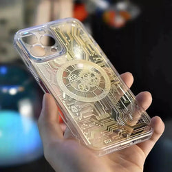 iPhone 14 Plus MagSafe Edition Mecha Transparent Case casemarts