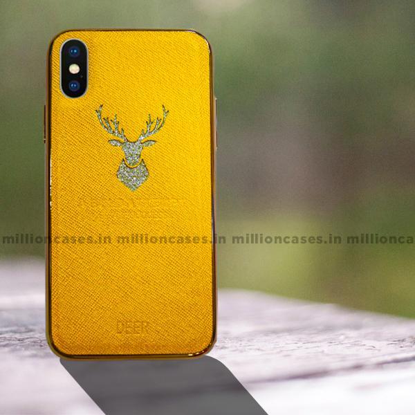 iPhone XS Max Sparkling Deer Pattern Soft Edge Case casemarts