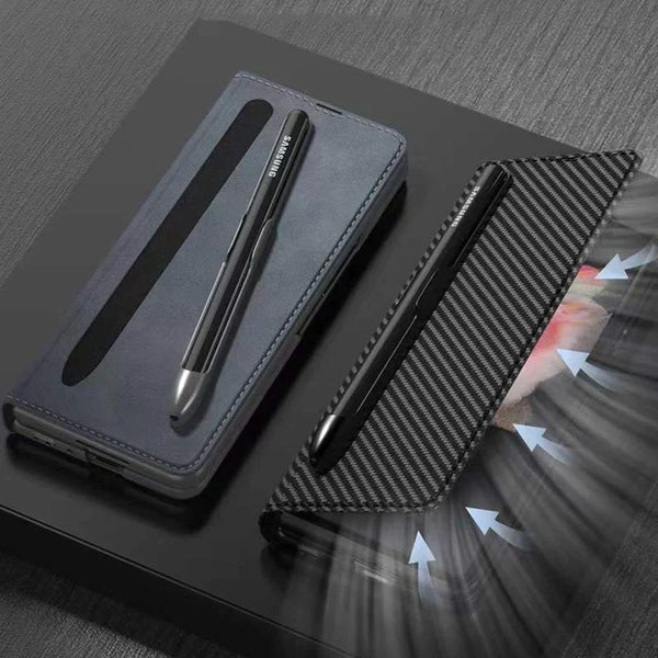 Galaxy Z Fold3 Luxury Pen Stand Case casemarts