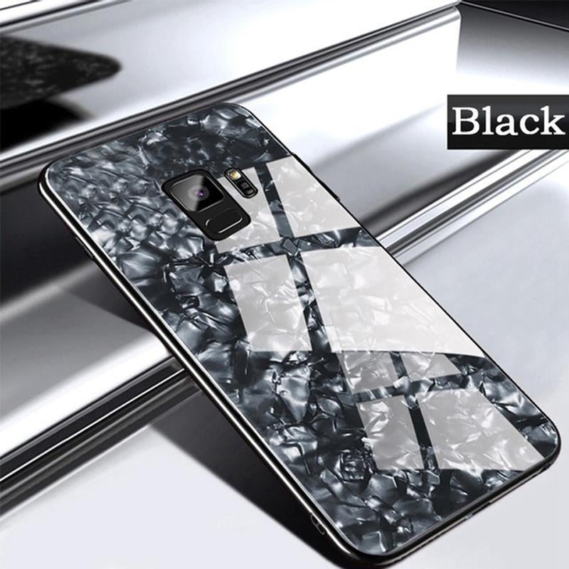 Galaxy S9 Dream Shell Textured Marble Case casemarts