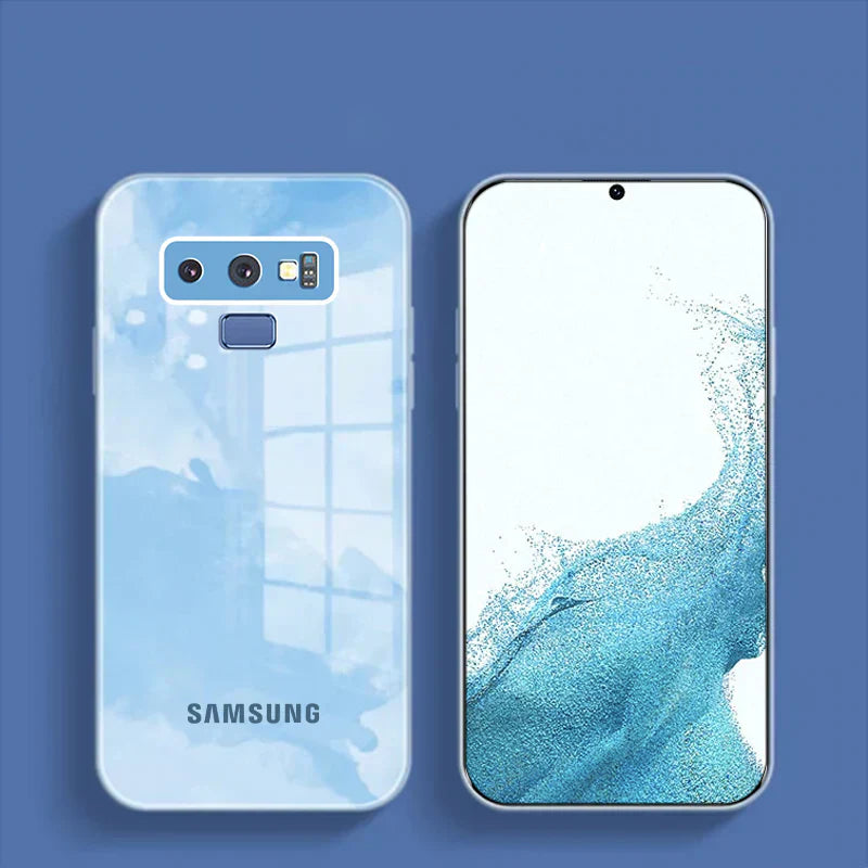 Colorful Wave Glass Phone Case - Samsung casemarts