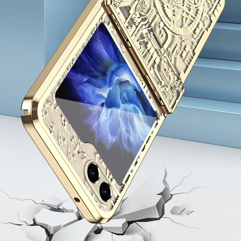 Galaxy Z Flip5 Mechanical Integrated Electroplating Case casemarts