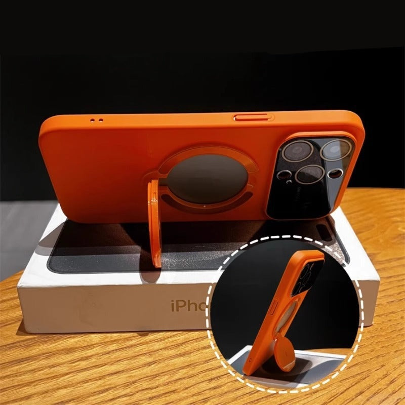 Lens Protection Rotating Gyroscope Magnetic Phone Case PIPI