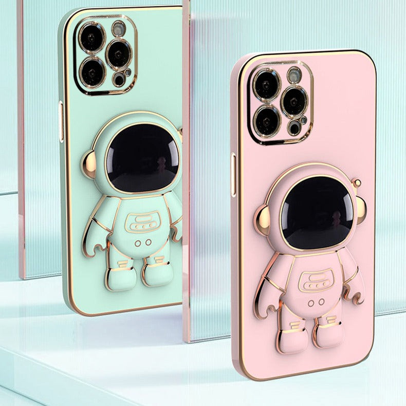 iPhone 14 Series Luxurious Astronaut Bracket Case casemarts