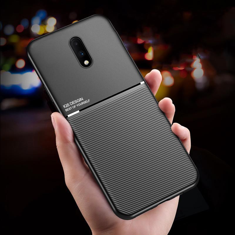 OnePlus 7 Carbon Fiber Twill Pattern Soft TPU Case casemarts