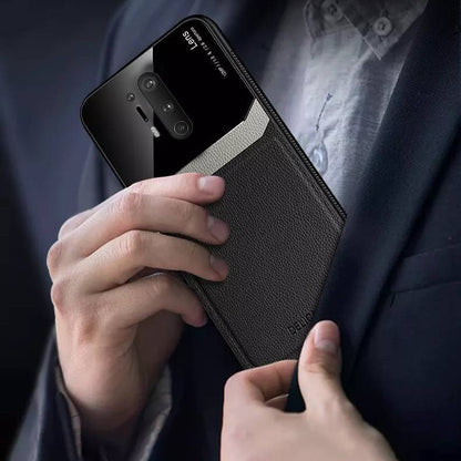 OnePlus 8 Pro Sleek Slim Leather Glass Case casemarts