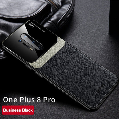 OnePlus 8 Pro Sleek Slim Leather Glass Case casemarts