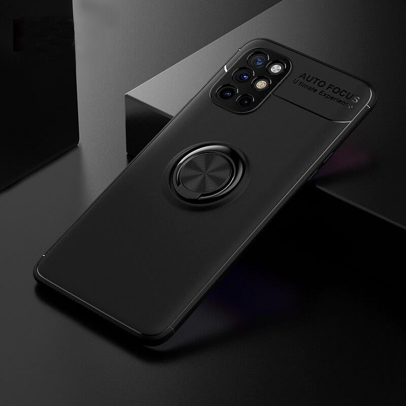 OnePlus 8T Metallic Finger Ring Holder Matte Case casemarts