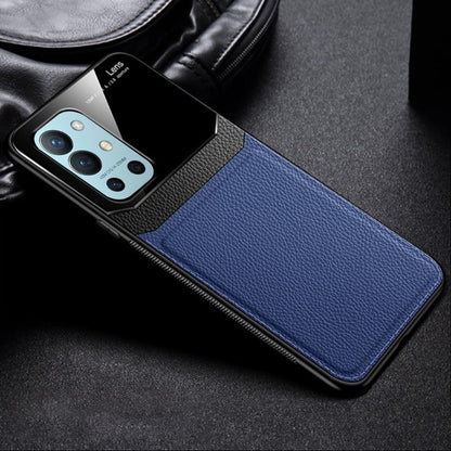 OnePlus 9R Sleek Slim Leather Glass Case casemarts