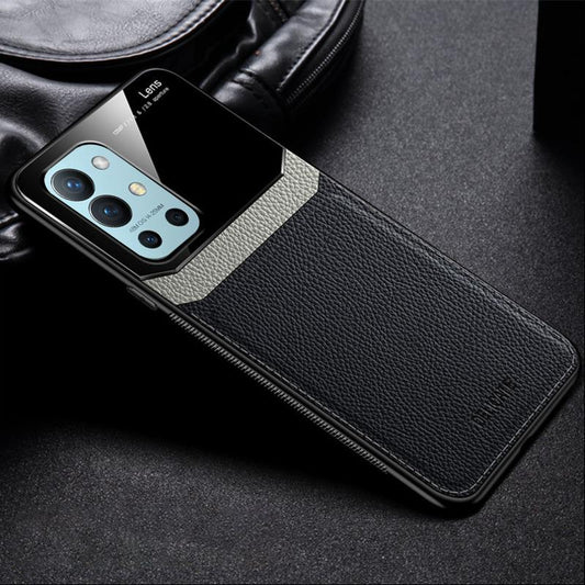 OnePlus 9R Sleek Slim Leather Glass Case casemarts