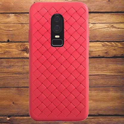 OnePlus 6 Ultra-thin Grid Weaving Case casemarts