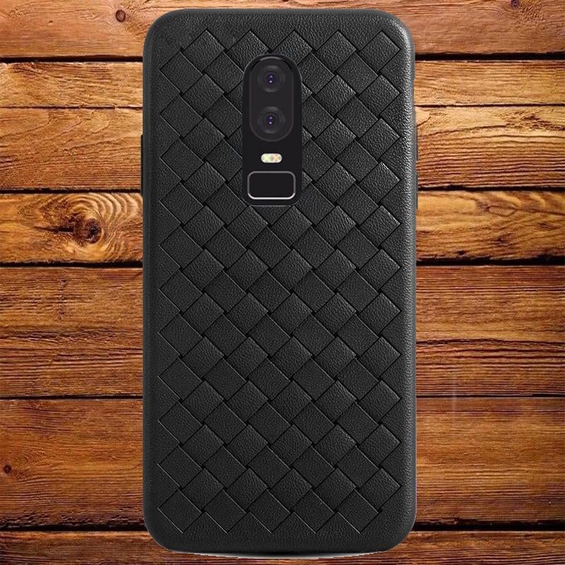 OnePlus 6 Ultra-thin Grid Weaving Case casemarts