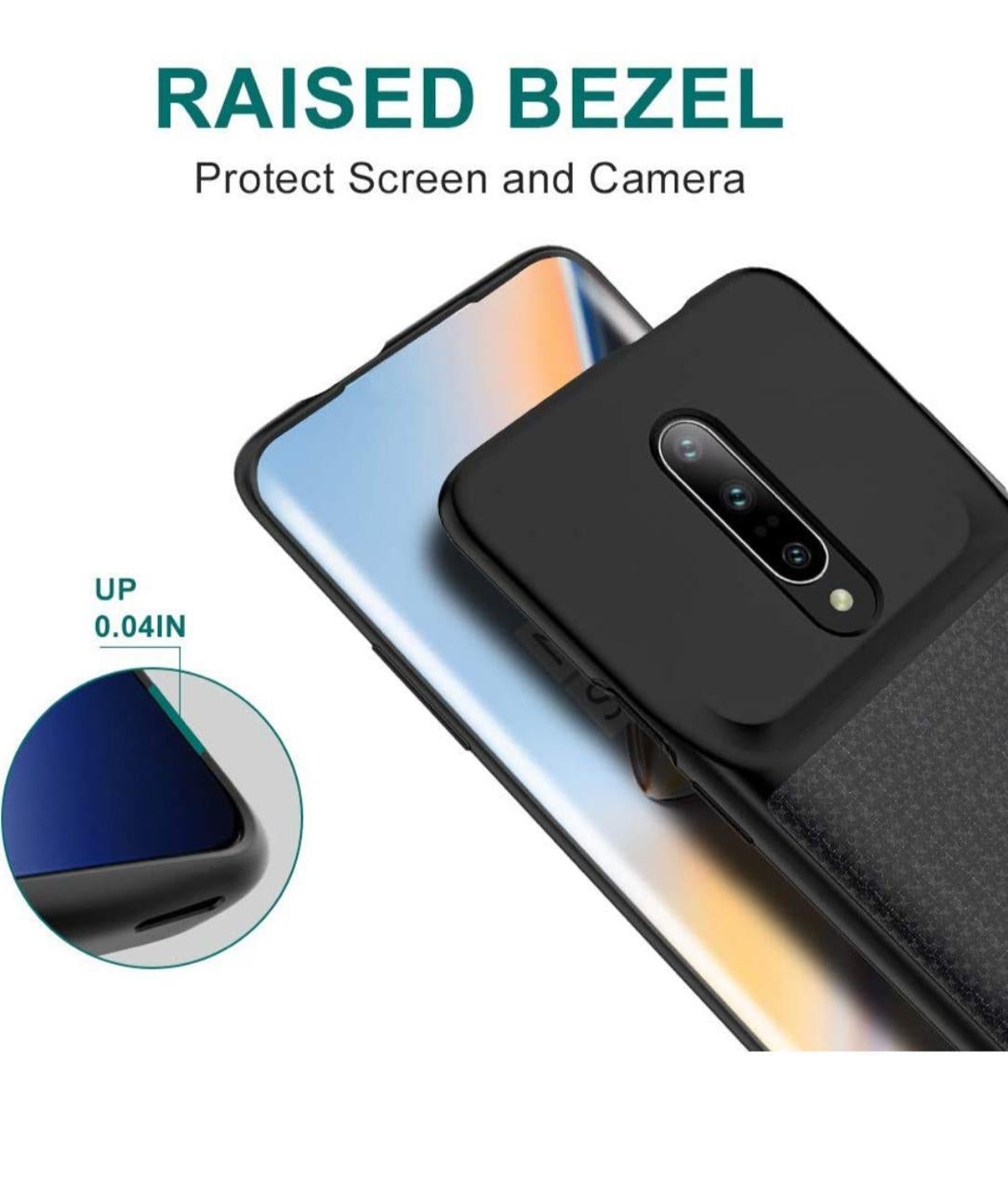 JLW OnePlus 7 Portable 5000 mAh Battery Shell Case casemarts