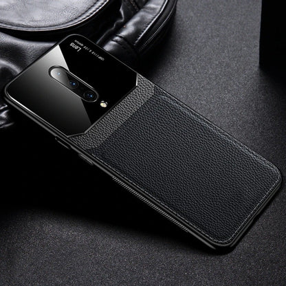 OnePlus 8 Sleek Slim Leather Glass Case casemarts