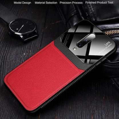 OnePlus 7 Pro Sleek Slim Leather Glass Case casemarts