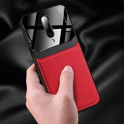 OnePlus 7 Pro Sleek Slim Leather Glass Case casemarts