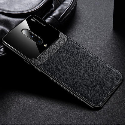 OnePlus 7 Pro Sleek Slim Leather Glass Case casemarts