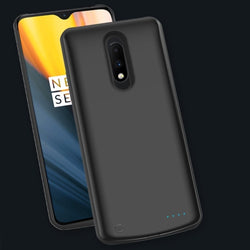 OnePlus Series Portable 5000 mAh Battery Shell Case With Tempered Glass casemarts