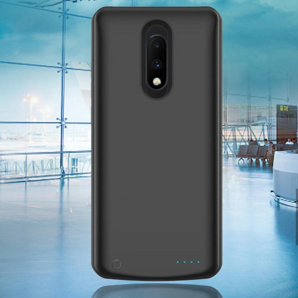 OnePlus Series Portable 5000 mAh Battery Shell Case With Tempered Glass casemarts