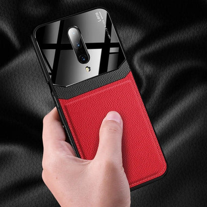 OnePlus 8 Sleek Slim Leather Glass Case casemarts