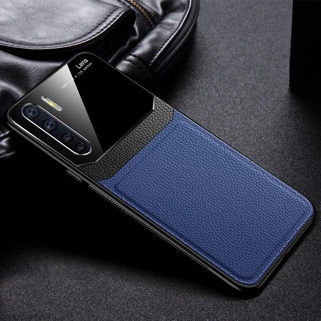 OnePlus Nord Sleek Slim Leather Glass Case casemarts