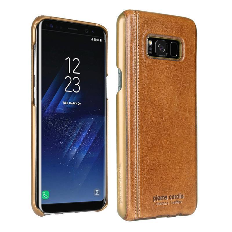 Galaxy S8/S8 Plus Pierre Cardin Genuine Leather Case casemarts