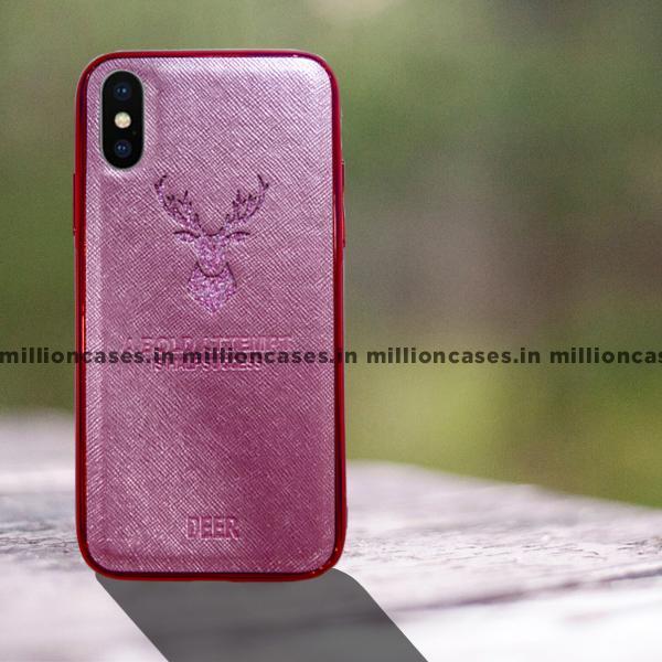 iPhone XS Max Sparkling Deer Pattern Soft Edge Case casemarts