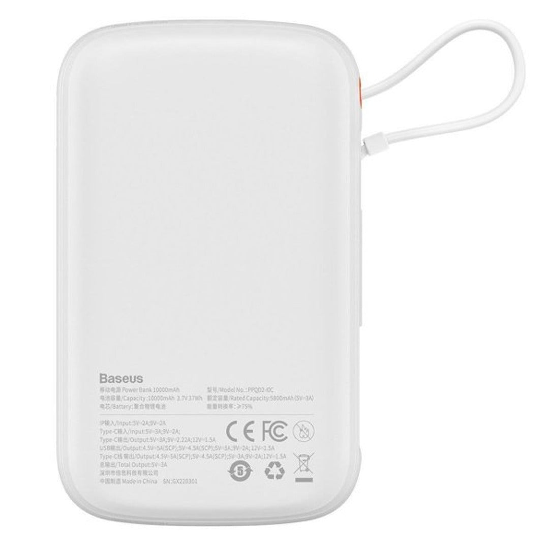 Qpow™ 10000mAh Power Bank with Lightning Cable casemarts