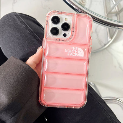 Puffer Case transparent Jacket iPhone Case NIGHT LABEL