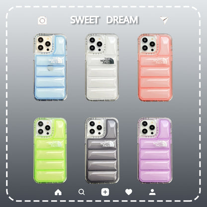 Puffer Case transparent Jacket iPhone Case NIGHT LABEL